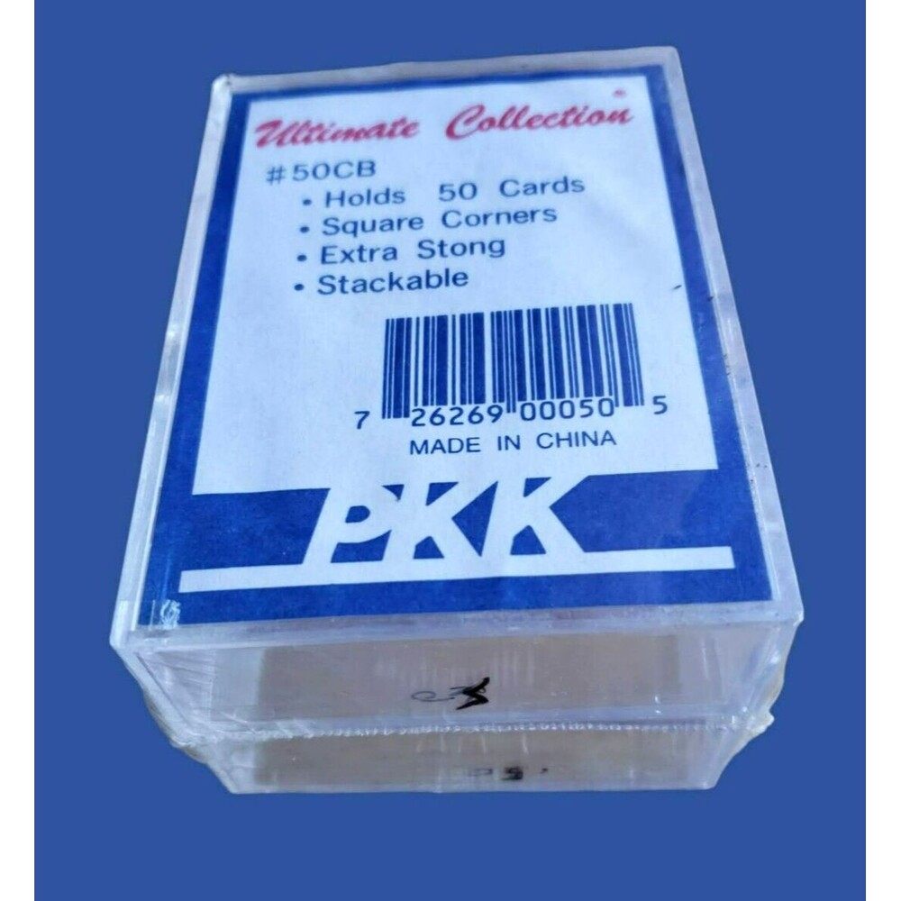 PKK Ultimate Collection 50 Count 2-Piece Box Card Storage Case #50 Count Box NEW
